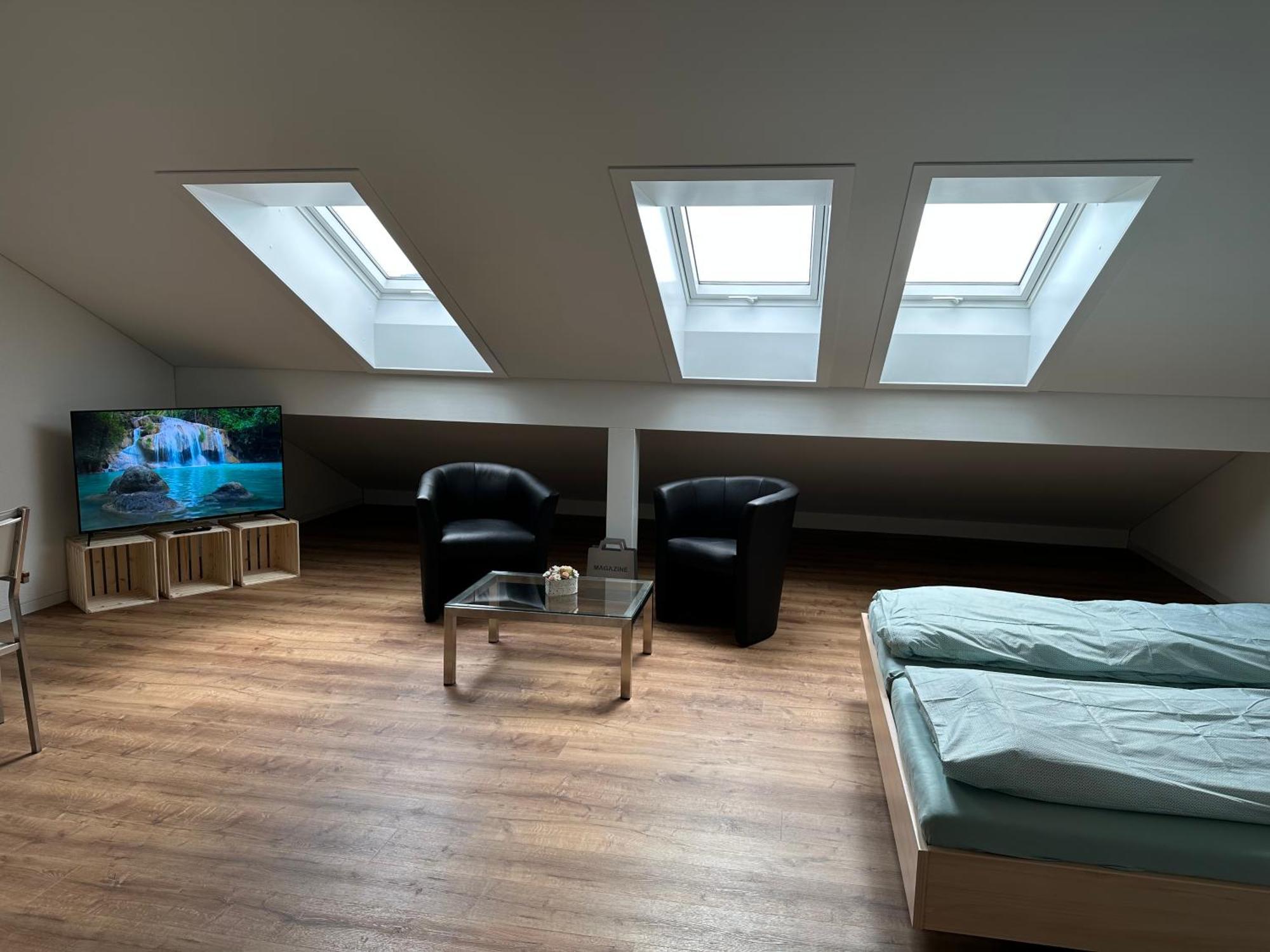 Neue Einzimmer Dachwohnung Seengen Екстериор снимка